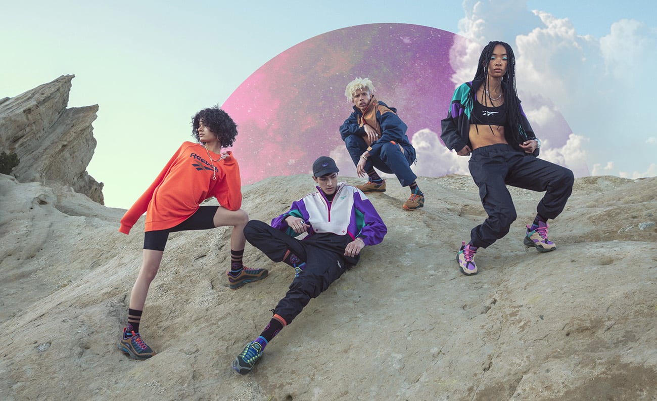 reebok trail collection
