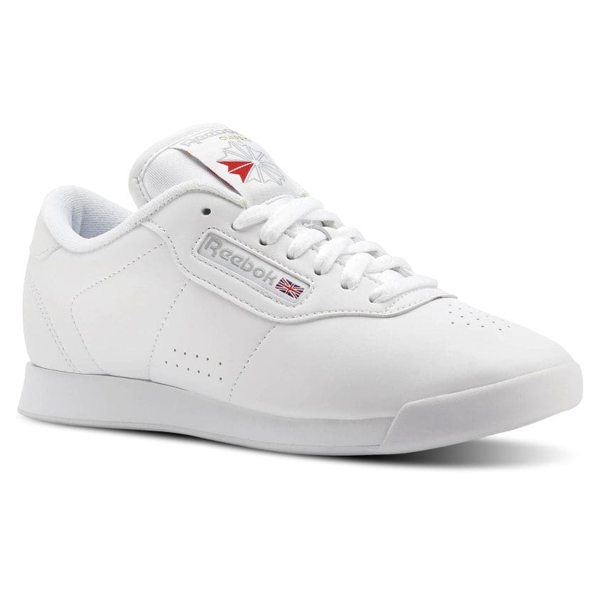 reebok white leather shoes