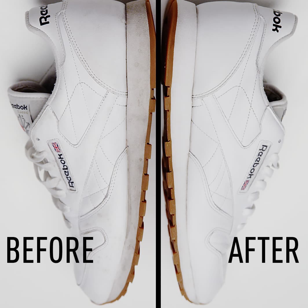 how to clean reebok shoes