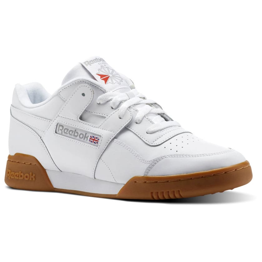 ladies white reebok classic trainers