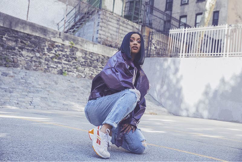 cardi b reebok outfit