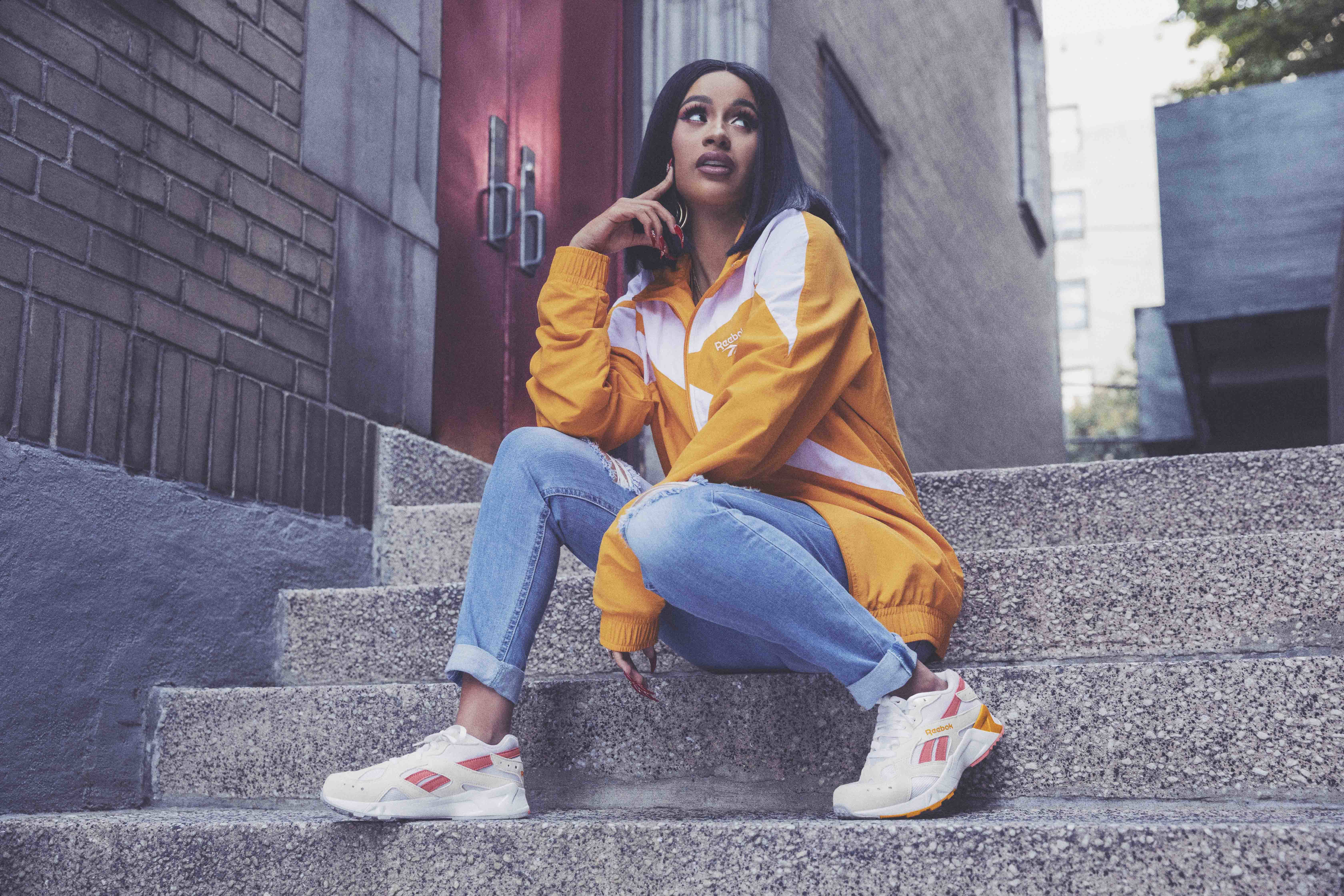 reebok and cardi b