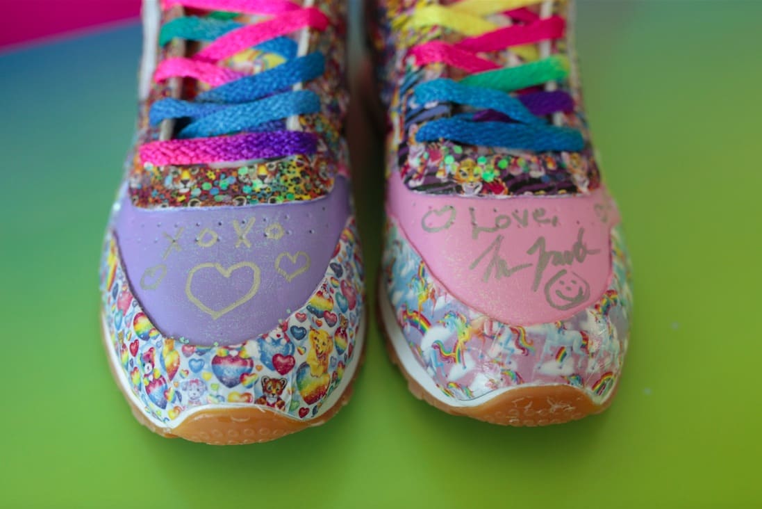 Lisa Frank Designs Reebok Shoes for #BTS