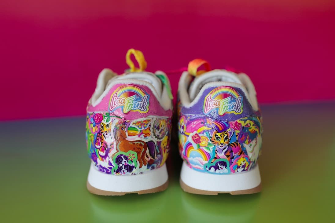 Lisa Frank Designs Reebok Shoes for #BTS