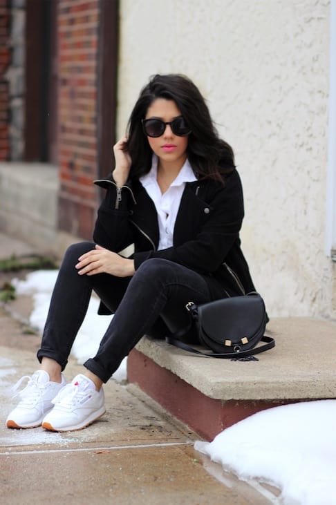 outfits with white reeboks