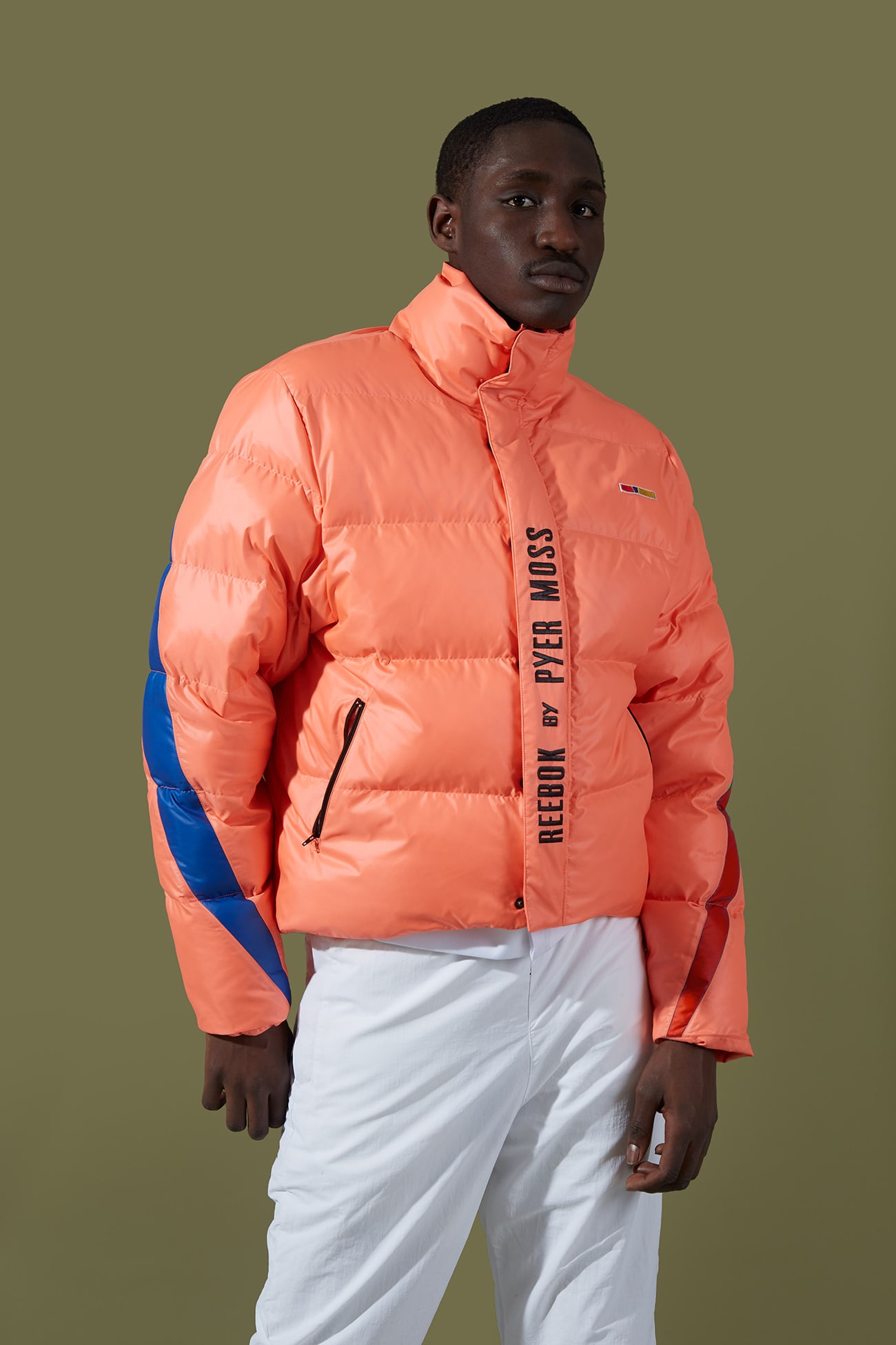 reebok orange jacket