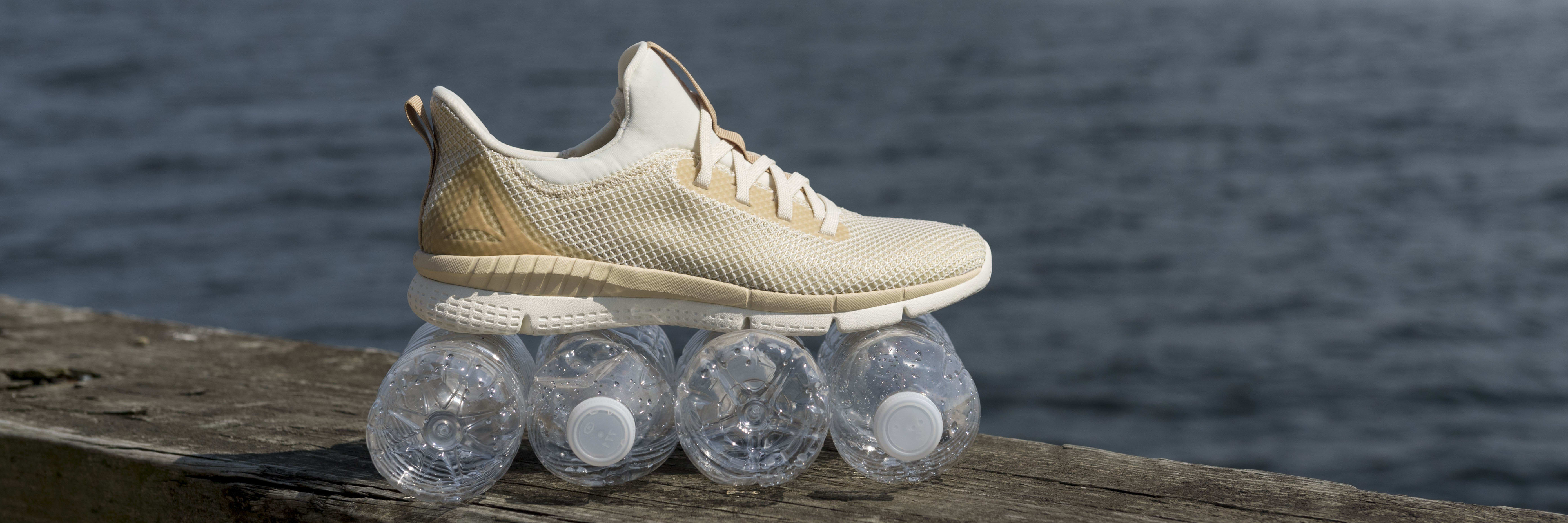 tennis shoes made from recycled plastic