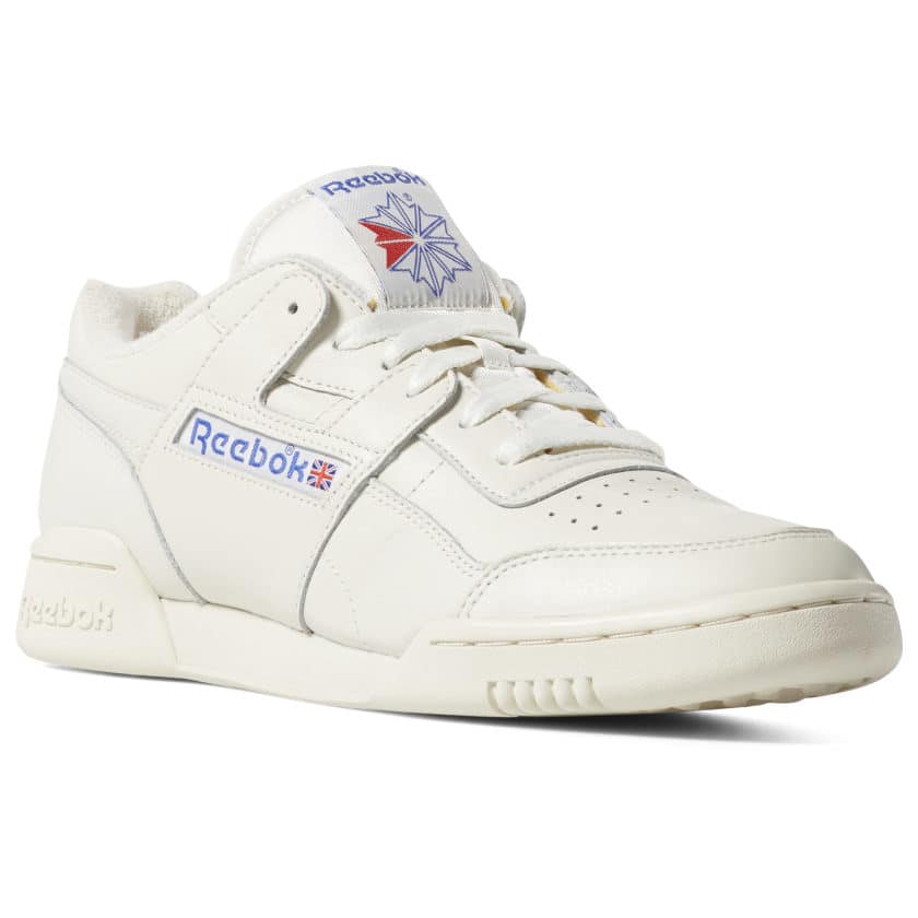 reebok all white sneakers