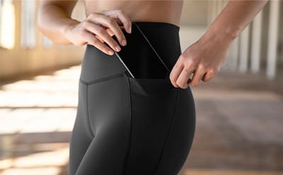 The Perfect Everyday Classic Tights for Athletic Girls and Women Black Legging 