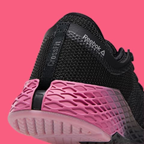 hot pink reebok