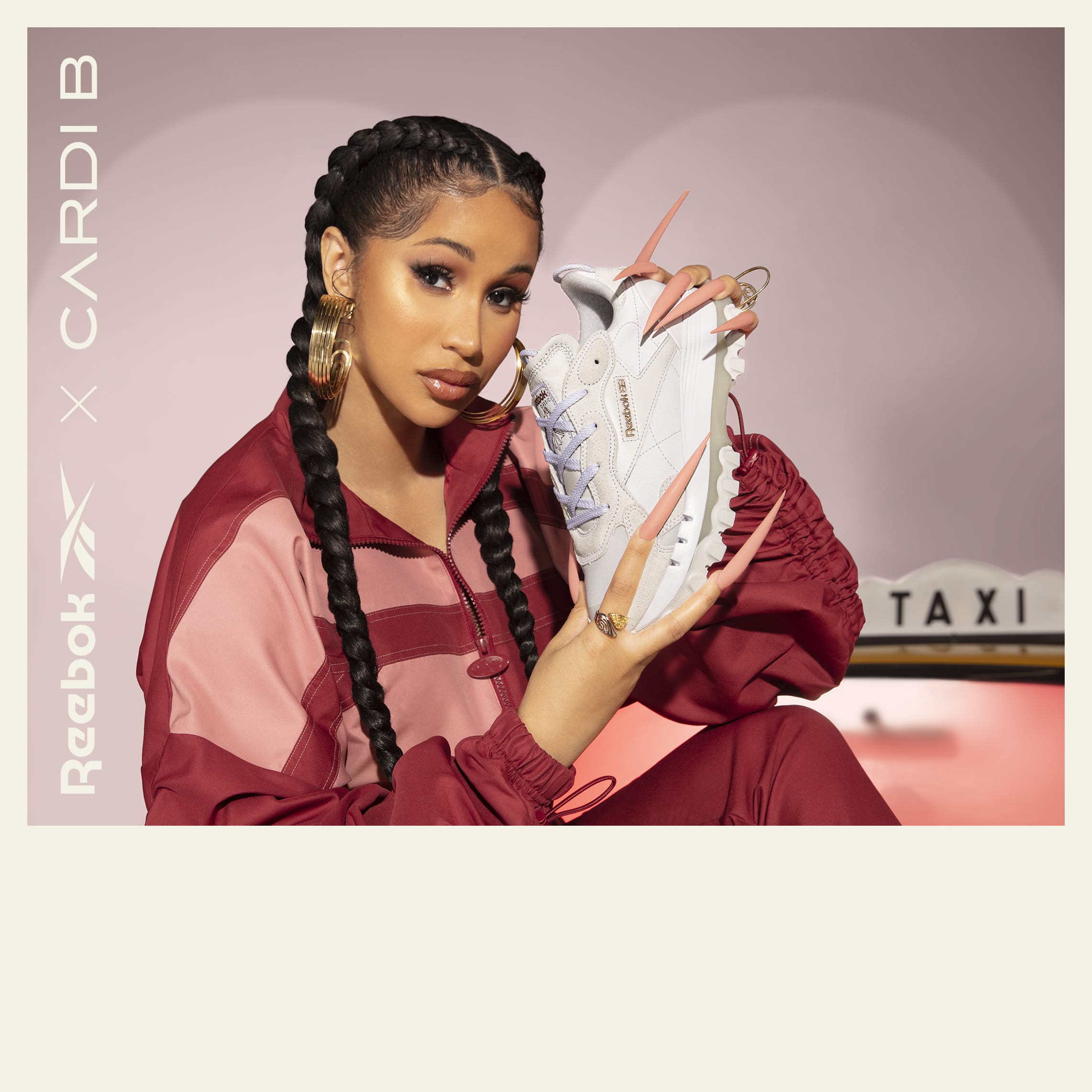 Zapatillas Classic Leather Cardi B - Plateado Reebok | Reebok Chile