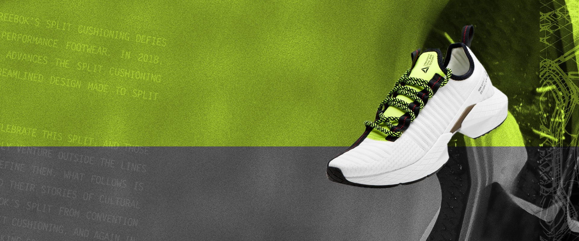 reebok lifters uomo verde